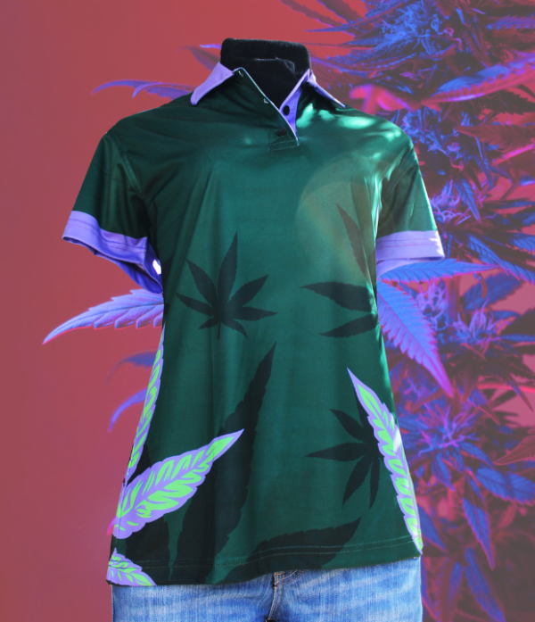 Green and Purple Golf Shirts