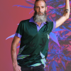 Green and Purple Golf Shirts